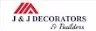 J & J Decorators & Roofers Logo